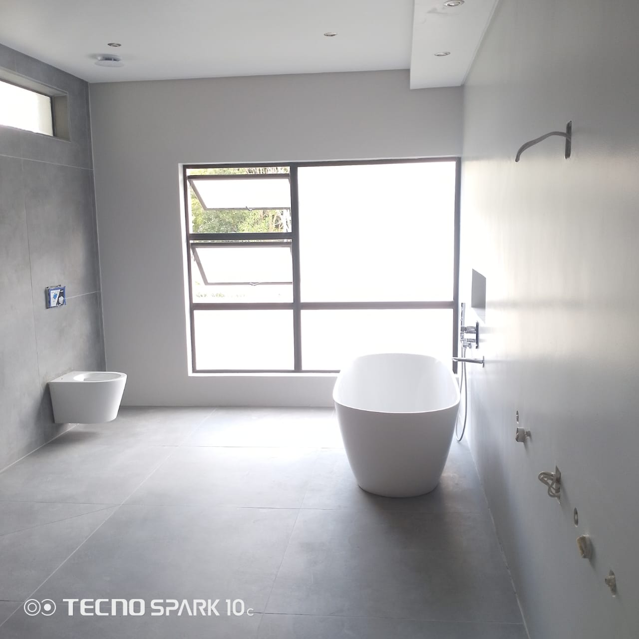 Bathroom renovation tilework