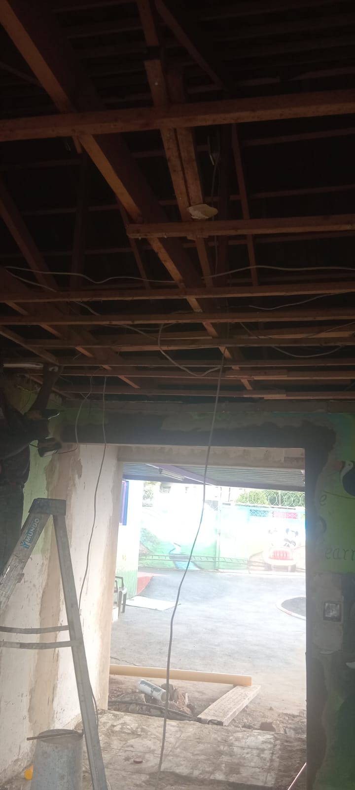 Ceiling renovation progress