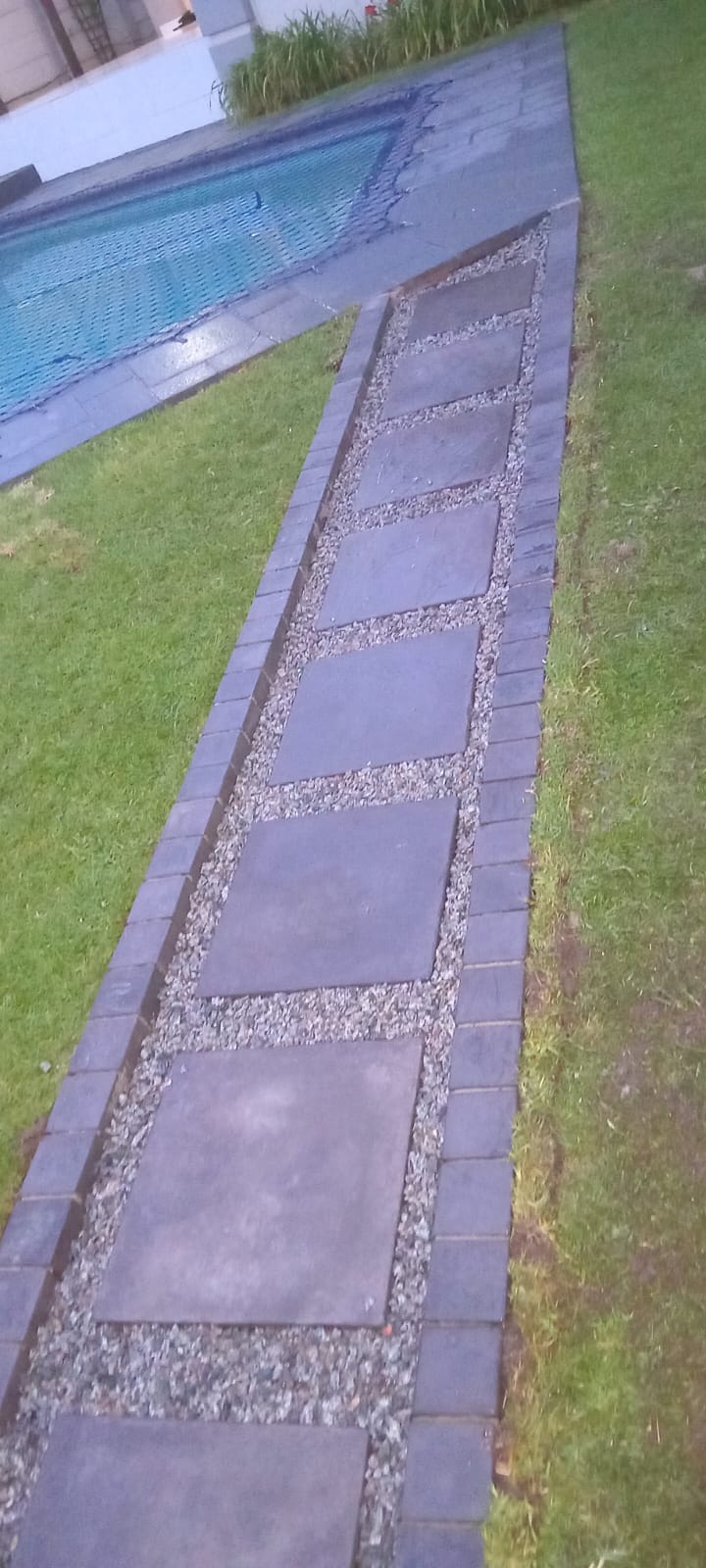 Paving alignment and level check