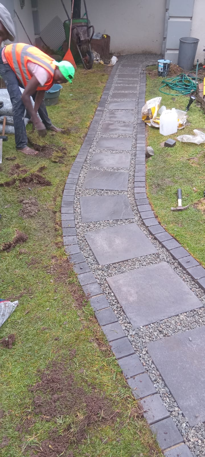 Paving detail close-up